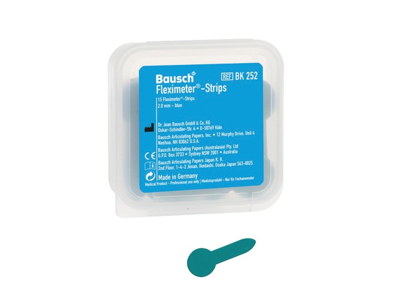 Fleximeter-Strips 2,0mm 2 mm 15 strips Blue