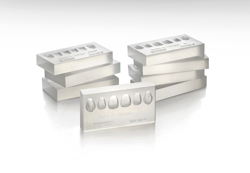 New Architect Anterior silicone moulds 8pcs