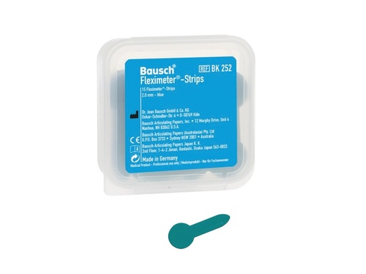 [BK252] Fleximeter-Strips 2,0mm 2 mm 15 strips Blue