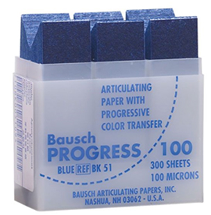 [BK51] Articulating Paper 100M Plastic Dispenser Blue, 300 strips