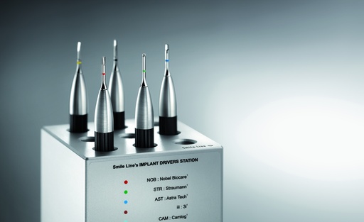 [4300] Implant Drivers station, set with 8 drivers & cube
