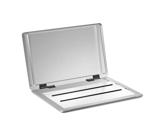 [15100-BW] SlimPad PRO tray for porcelain build-up, complete set - White glass slab