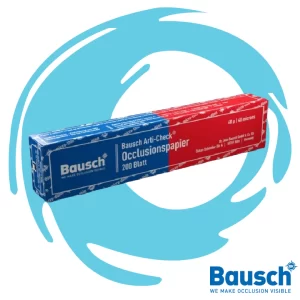 Bausch 40µ micro-thin Articulating Papers are extremely thin and tear resistant and are coated with liquid colors on both sides. articulating papers 40 Micron available at JODLU Company Jordan