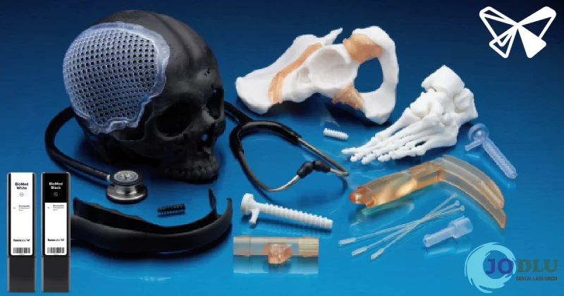 BioMed White and BioMed Black Resins 3d presnters medical resin in Jordan available at jodlu company jordan medical resin for 3d printers
