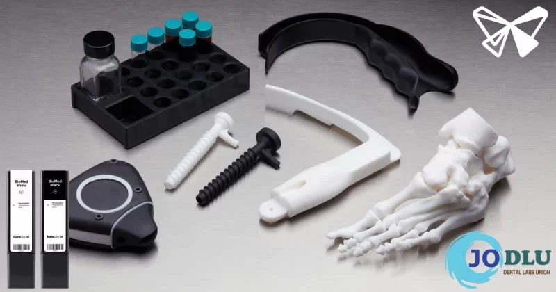 BioMed White and BioMed Black Resins 3d presnters medical resin in Jordan available at jodlu company jordan medical resin for 3d printers