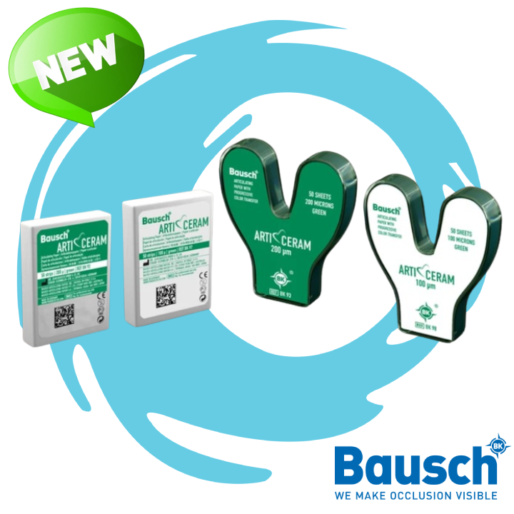 Arti-Ceram New From Bausch Articulating Paper Arti-Ceram Articulating Paper In order to achieve an optimal colour adaption to the natural tooth substance, various types of ceramic are available, such as glass ceramic, zirconia ceramic and feldspathic ceramic available in Jordan at JODLU Company