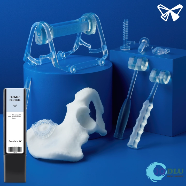 BioMed Durable Resin Biomedical resin for 3D Printers Biomedical resin available at jodlu Company Jordan medical resin ريزن طبي للطابعات الثلاثية الابعاد في الاردن