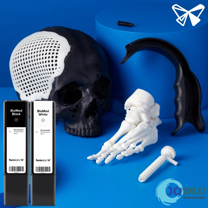 BioMed White and BioMed Black Resins 3d printers medical resin in Jordan available at jodlu company jordan medical resin for 3d printers