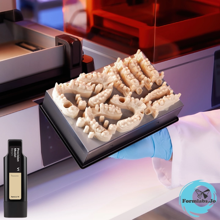 Precision Model Resin for dental model avaiilable at formlabs Jordan JODLU Company